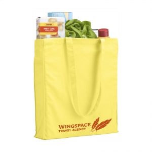 An image of Branded Colour Square Bag (160 g/m2) cotton bag - Sample