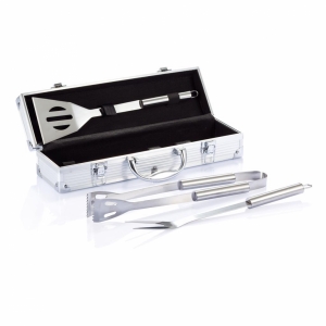 An image of 3 Pcs Barbecue Set In Aluminium Box