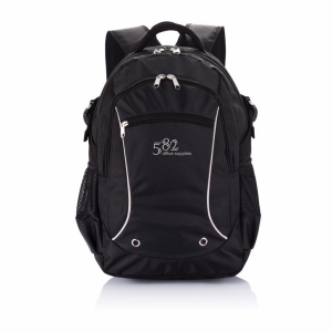 An image of black Marketing Denver Laptop Backpack  - Sample