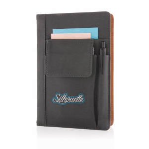 An image of A5 Notebook With Phone Pocket - Sample