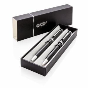 An image of Advertising Luzern Steel Pen and Pencil Box Set