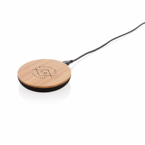 An image of Promotional Bamboo X 5W Wireless Charger - Sample
