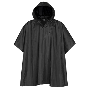 An image of Navy Blue Branded Unisex Packable Rain Poncho