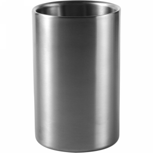 An image of Double-walled stainless steel wine cooler.