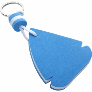 An image of Logo EVA sail ship shaped, floating key chain