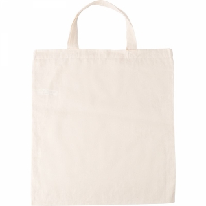 An image of Logo Short Handle 110g Cotton Bag - Sample
