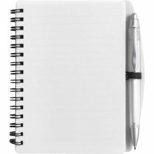 An image of A6 Wire bound notebook and ballpen                 