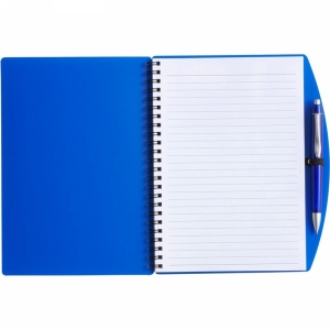 An image of A5 Wire bound notebook and ballpen                 