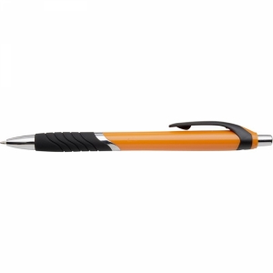 An image of Marketing Plastic Ballpen with Black Grip