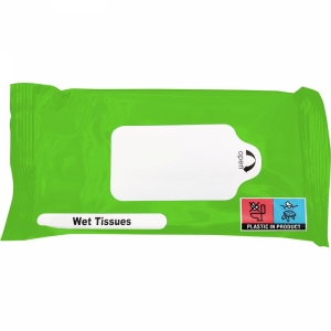 An image of Advertising Bag with 10 wet tissues.