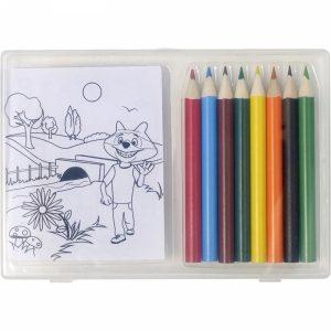 An image of Set of colouring pencils and colouring sheets       - Sample