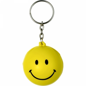 An image of Marketing Key Holder With Smiley Face Anti-stress Figure