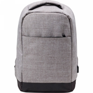 An image of Blue Promotional Polyester (600D) anti-theft backpack - Sample