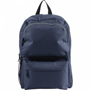 An image of Black Promotional Polyester (600D) backpack                           - Sample