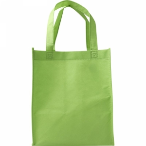 An image of  Pale blue Branded Nonwoven (80gr) carry/shopping bag. - Sample