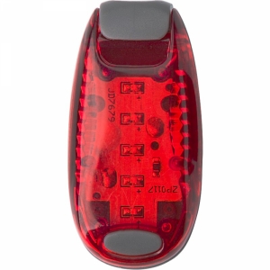 An image of Red Logo Safety light with clip                              - Sample