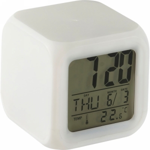 An image of Marketing Cube alarm clock