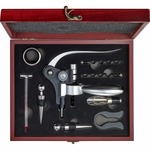 An image of Logo Luxury 9 Piece Wine Gift Set 