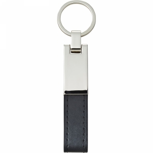 An image of Marketing Steel key chain with PU loop