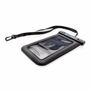 An image of Black Promotional IPX8 Waterproof Floating Phone Pouch - Sample