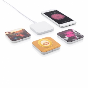 An image of Promotional 5W Square Wireless Charger - Sample