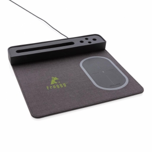 An image of Printed Air Mousepad With 5W Wireless Charging And USB - Sample
