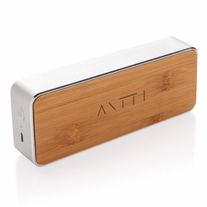 An image of Promotional Nevada Bamboo 3W Wireless Speaker - Sample