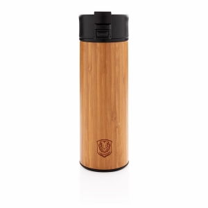 An image of Bogota Vacuum Bamboo Coffee Mug 450ml