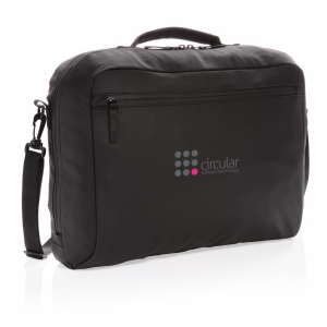 An image of Fashion Black 15.6" Laptop Bag PVC Free - Sample