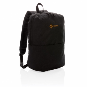 An image of Black Logo Casual Backpack PVC Free - Sample