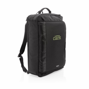An image of Black Corporate Swiss Peak Convertible Travel Backpack PVC Free - Sample