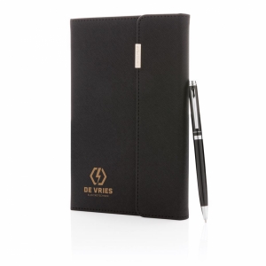An image of Swiss Peak Deluxe A5 Notebook And Pen Set