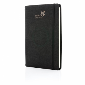An image of Promotional Air 5W RPET Wireless Charging Refillable Journal Cover A5 - Sample