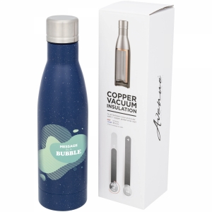 An image of Vasa 500 ml speckled copper vacuum insulated bottle