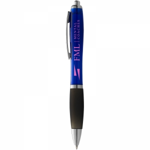 An image of Nash ballpoint pen coloured barrel and black grip