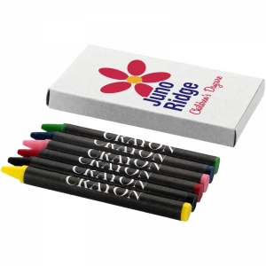 An image of Ayo 6 piece coloured crayon set