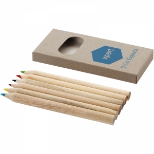 An image of Ayola 6 piece coloured pencil set