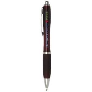 An image of Nash ballpoint pen with coloured barrel and grip