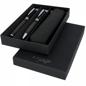 An image of Carbon duo pen gift set with pouch