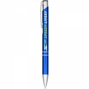 An image of Moneta anodized aluminium click ballpoint pen