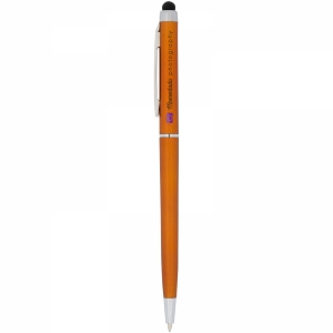 An image of Marketing Valeria ABS ballpoint pen with stylus - Sample