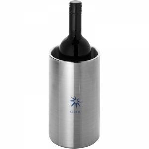An image of Branded Cielo double-walled stainless steel wine cooler