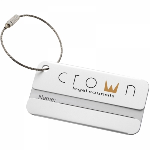 An image of Discovery Aluminium Luggage Tag