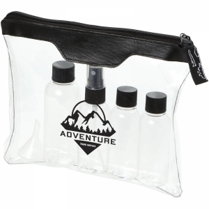 An image of Printed Munich airline approved travel bottle set