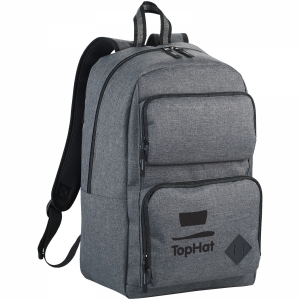 An image of Graphite Deluxe 15.6'' laptop backpack - Sample