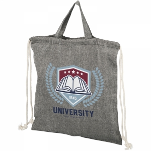 An image of Marketing Pheebs 150 g/m2 recycled cotton drawstring backpack - Sample