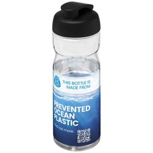 An image of Marketing H2O Eco 650 ml  flip lid sport bottle