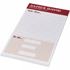 An image of Branded Desk-Mate 1/3 A4 notepad