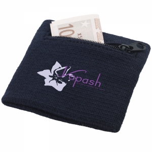 An image of Brisky performance wristband with zippered pocket