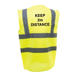 An image of High Vis Distancing Vest